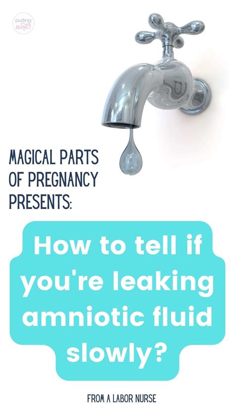 slow leak of amniotic fluid|Amniotic Fluid: What is It and Signs of Leaking